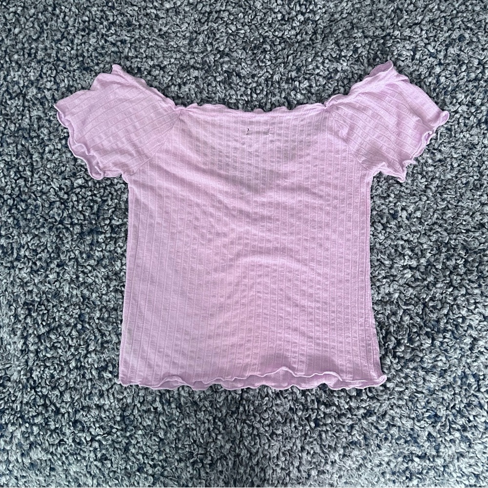 Urban Outfitters lettuce trim top - Picture 2 of 3